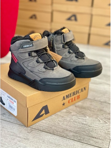 ДИТЯЧІ ЗИМОВІ ЧЕРЕВИКИ AMERICAN CLUB MIDI GREY ADAMS